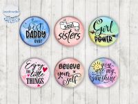 Motiv-Cabochons 1878 25mm (6 Stk)